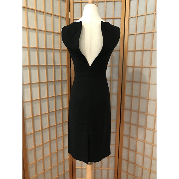 SOLD J.Crew Black Wool Sleeveless Dress Classic - Picture 3 of 7